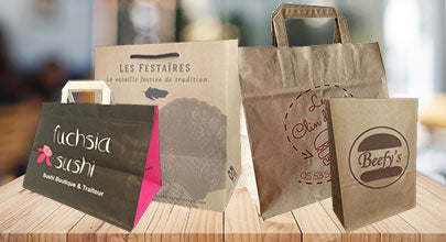 Trois exemples de Sac Kraft pour vous inspirer