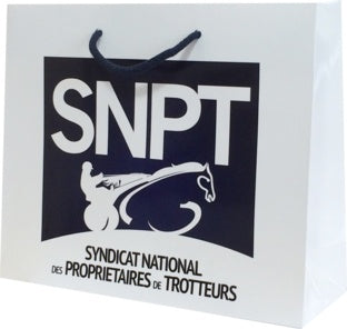 Sac en papier luxe réalisé pour une soirée événementielle