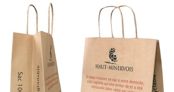 Quelle bonne idée : un sac papier kraft bio pour mieux trier les déchets