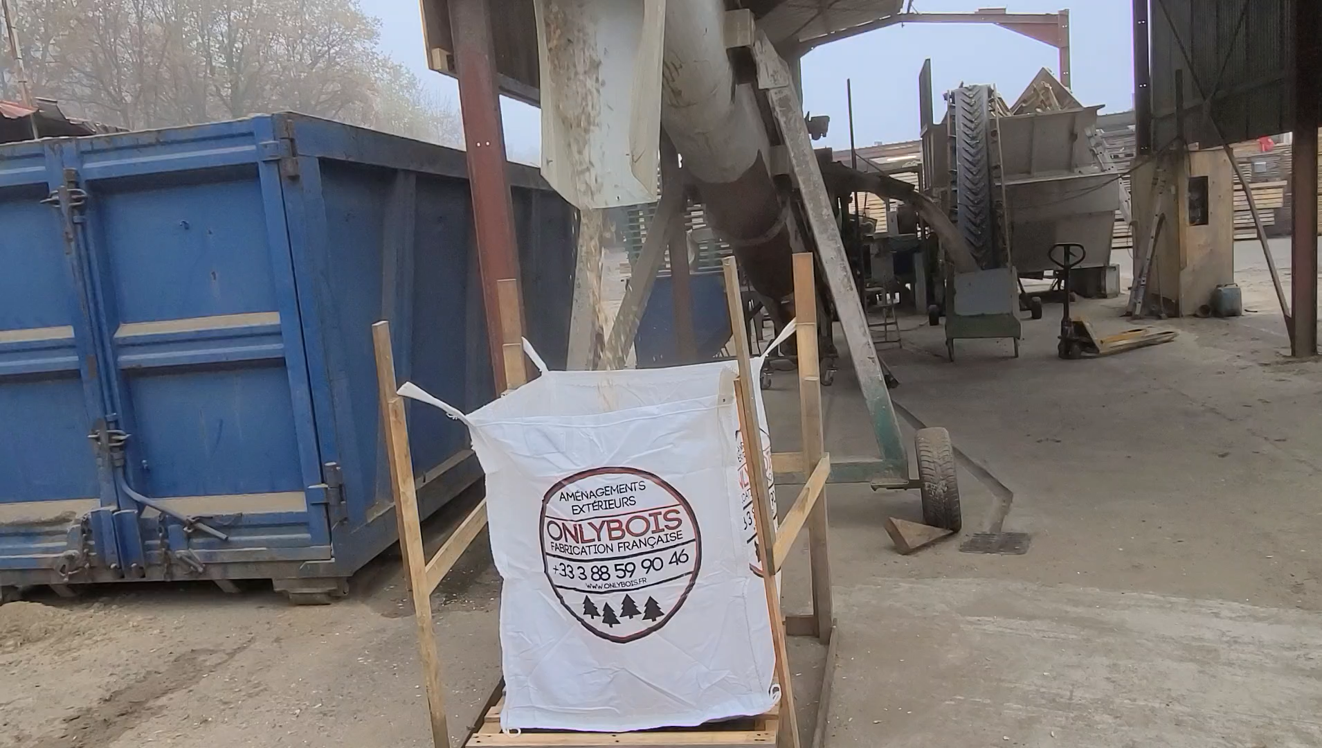 Charger et vider un Big Bag pour tout types de chantier