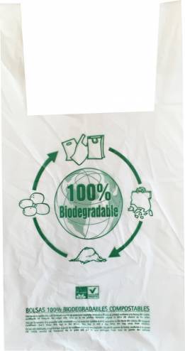 Sac bioplastique poignées bretelles