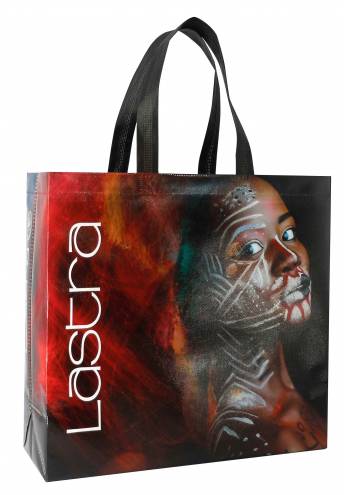 Sac cabas polypro non tissé pelliculé