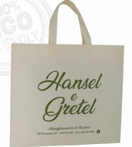 Sac cabas polypro non tissé couture sans soufflet