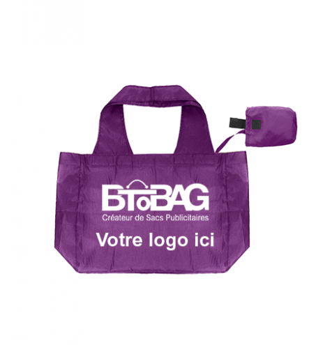 Sac de course pliable (nylon)