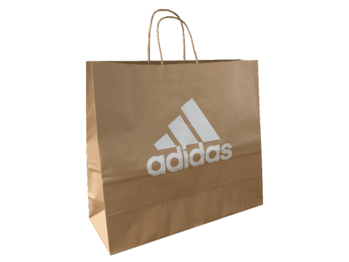 Sac kraft brun poignées torsadées