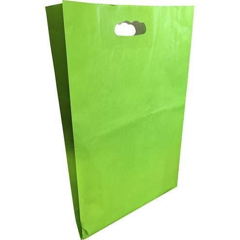 Sac kraft poignées découpées