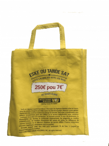 Tote bag de course tissu