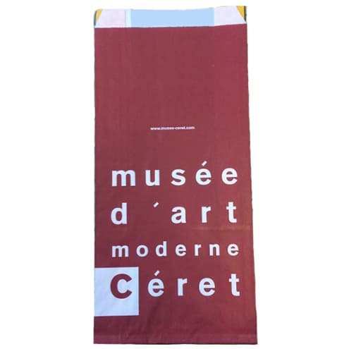 sachet papier kraft personnalisé musée art moderne Ceret