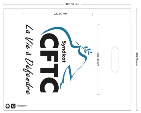 BAT sac en plastique personnalisé CFTC