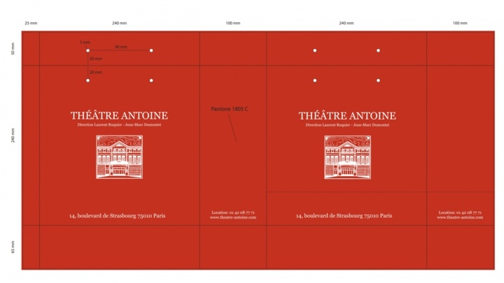 Bat sac papier luxe theatre antoine