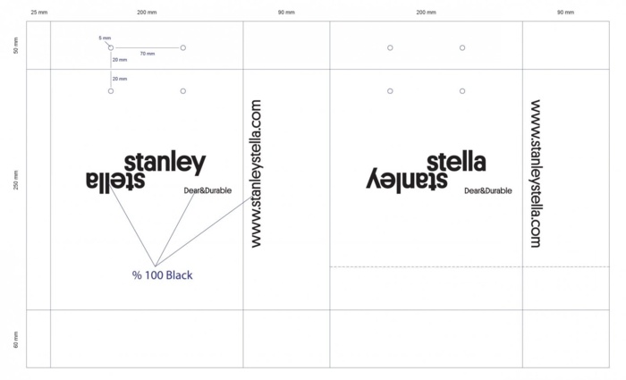 BAT sac papier publicitaire Stanley Stella