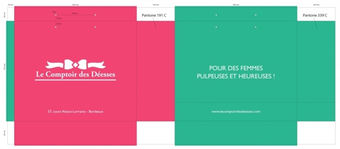BAT Sac Publicitaire le Comptoir des deesses