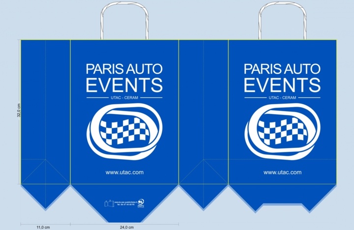 sac papier kraft BAT paris auto events