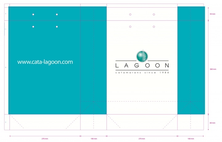 sac papier luxe BAT lagoon