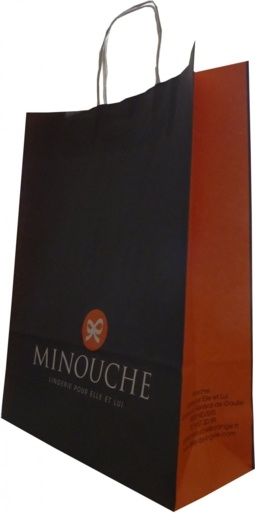 Sac papier publicitaire Minouche