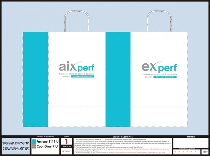 Sac publicitaire aixperf experf