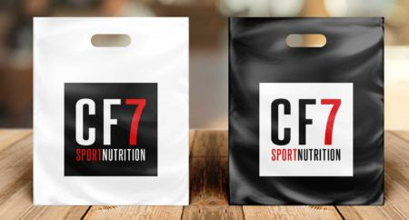 Trois exemples de sacs plastique pour commerce