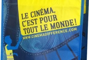 Le sac cabas personnalisé réalisé pour Ciné-ma Différence