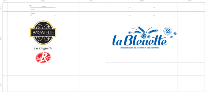 Sac en papier luxe développement durable Moulin de Maury