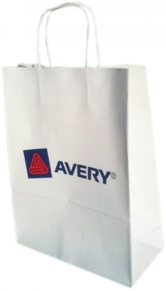 Sac papier kraft blanc couché UV brillant AVERY