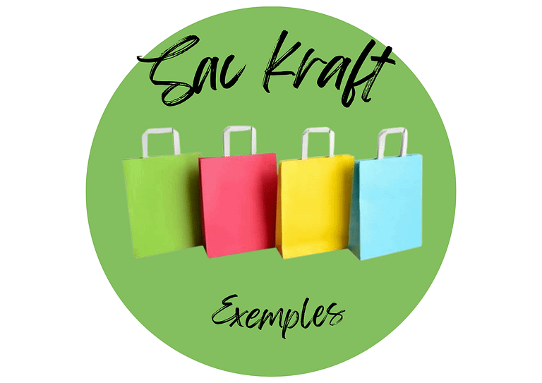 Sac kraft personnalisé : exemples