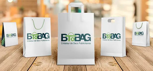 Différents types de sacs papier chez BtoBag
