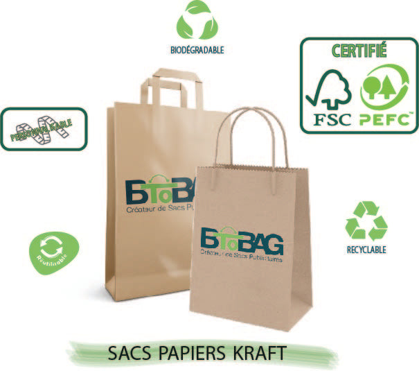 Pourquoi choisir des sacs et sachets krafts personnalisables ?