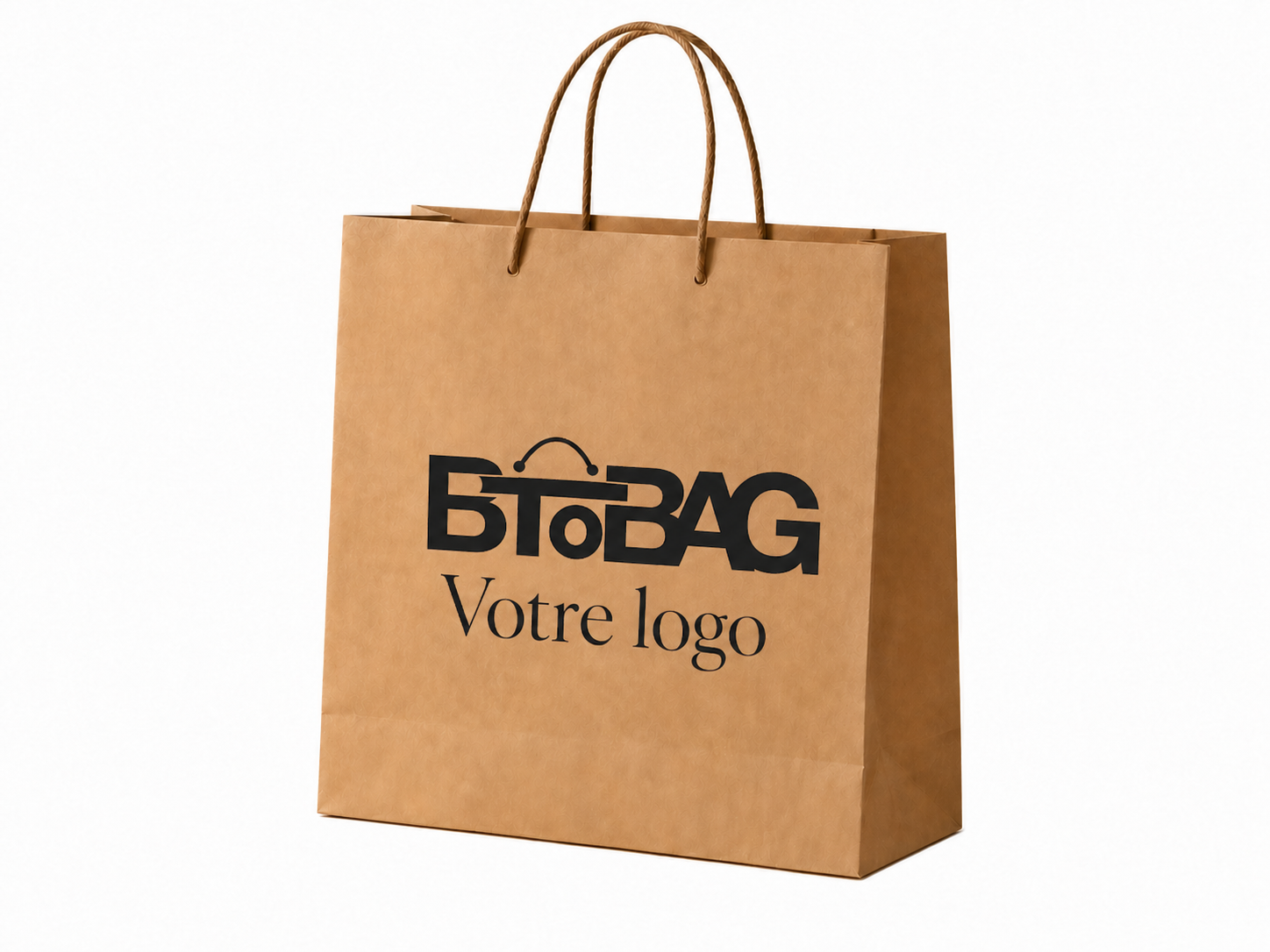 Sac kraft librairie papeterie