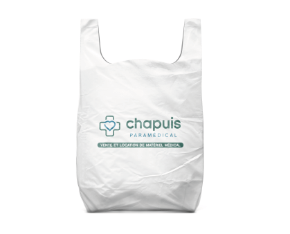 Sac bioplastique poignées bretelles