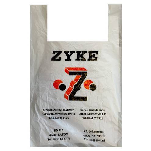 Sac bretelles plastique