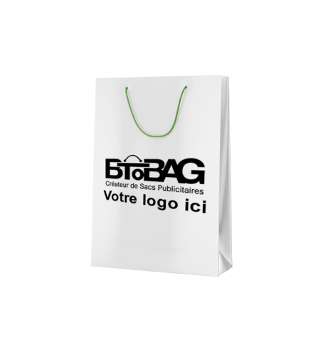 Sac shopping papier pelliculé ou luxe