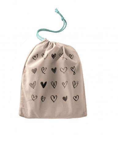 Sachet coton avec lacet