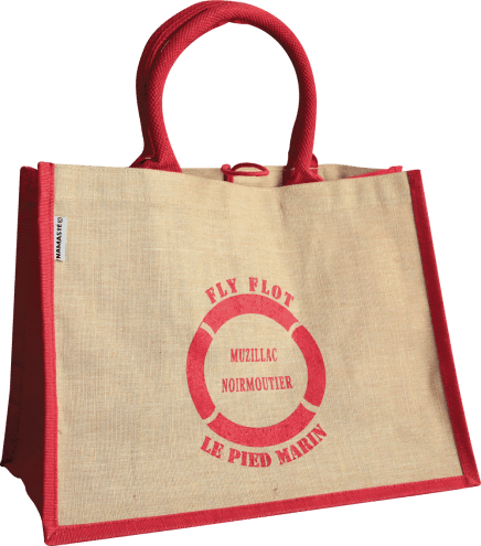 Sac toile de jute traiteur