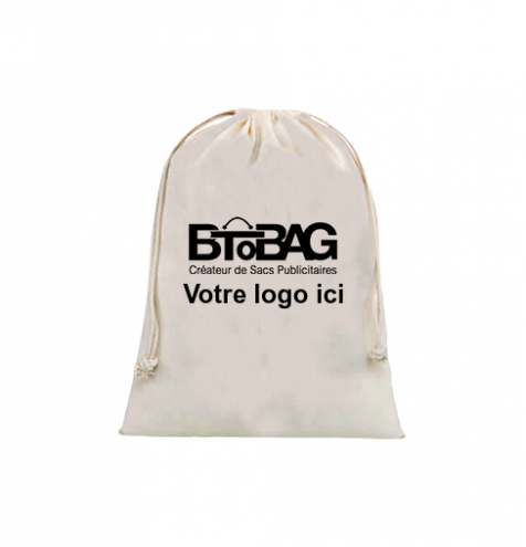 Sachet coton avec lacet