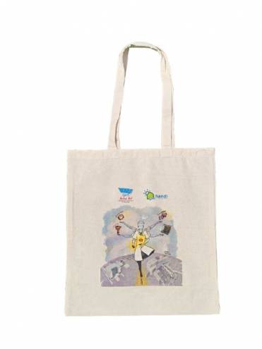 Tote bag prêt-à-porter en coton