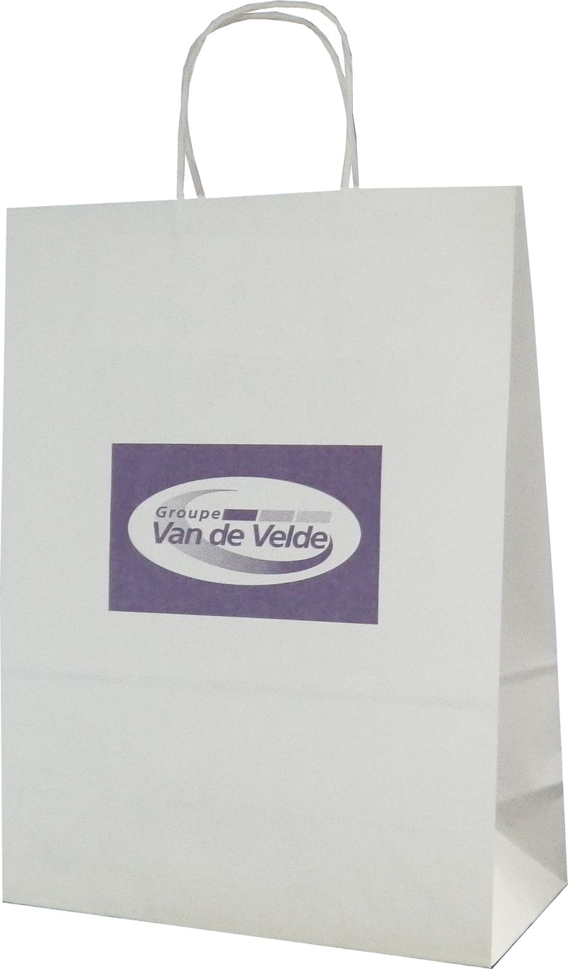 sac kraft poignées torsadées van de velde