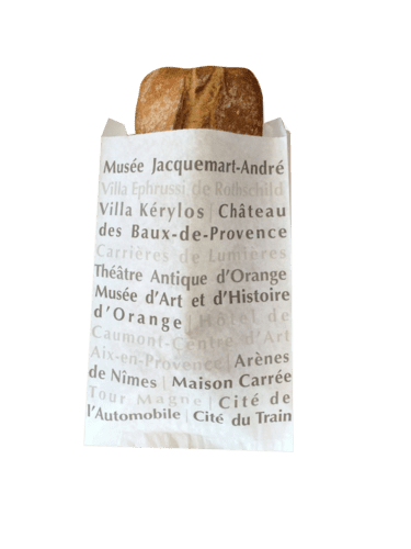 sachet kraft blanc Boulangerie