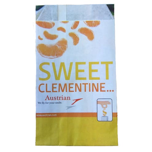 sachet kraft publicitaire emballage sweet clémentine