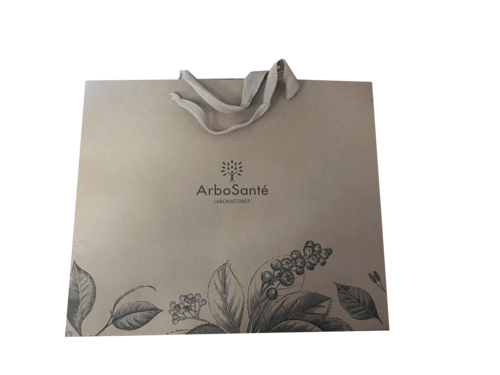 sac kraft brun luxe arbosanté laboratoire