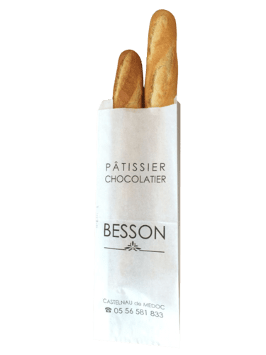 sac à pain boulangerie patisserie Besson