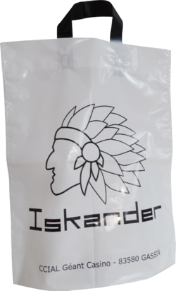 sac plastique poignées souples iskander