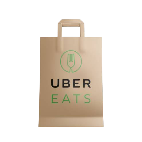 sac papier kraft uber eats