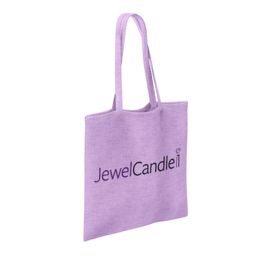 tote bag personnalisé coton Jewel Candle 
