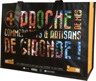 sac cabas en polypropylène tissé personnalisé 