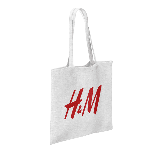tote bag en coton personnalisé pour H&M