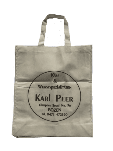 tote bag en tissu personnalisé pour KarL Peer