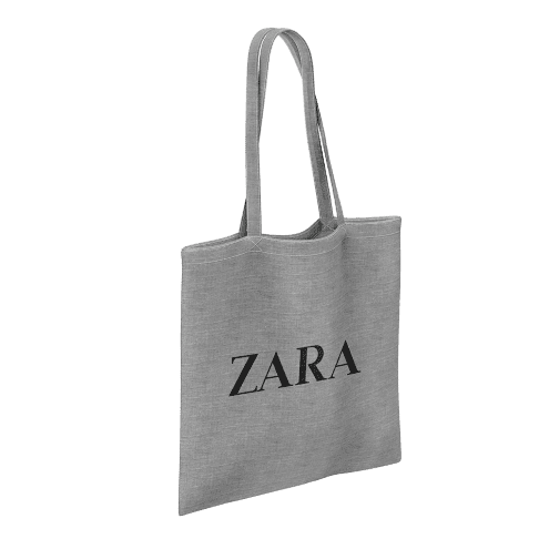 tote bag en coton personnalisé pour Zara