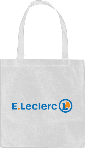 Tote bag en tissu personnalisé pour Leclerc