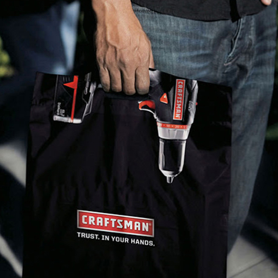 sac plastique poignees decoupees craftsman