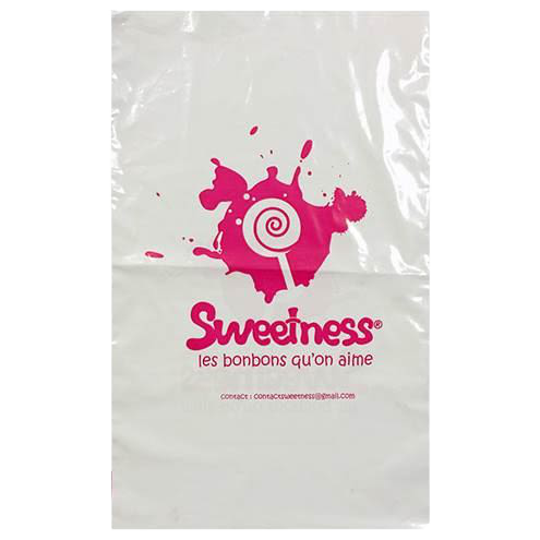 sachet plastique personnalisé pour l'entreprise sweeiness
